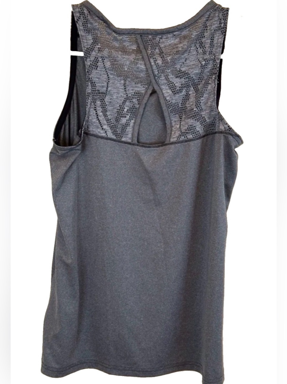 Columbia Womens Small Gray Lace Mesh Racerback Athletic Tank Top 5/$25